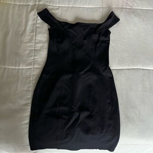 UO Black Off The Shoulder Dress